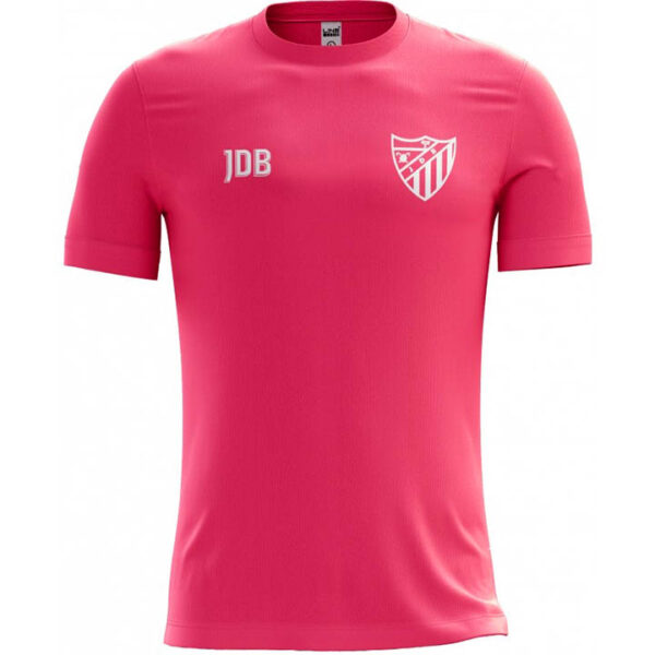 CAMISETA ENTRENO ROSA FLUO